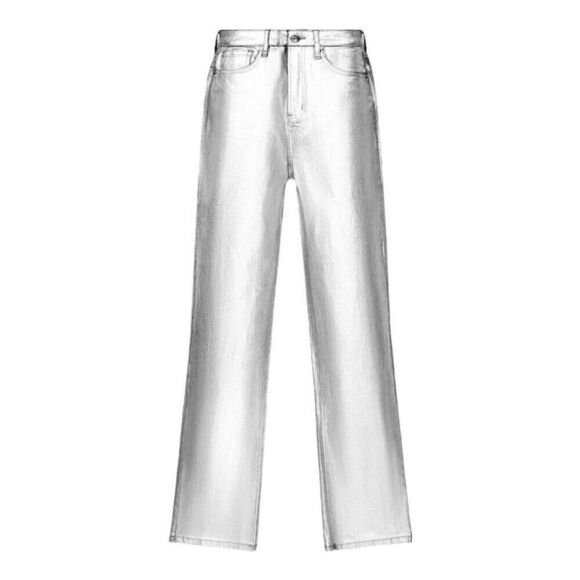 RtA Pants - NWT RTA Odette bootcut jeans in Silver